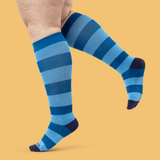 Midnight Ocean Trio - 3 Pack - Wide Calf