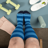 Midnight Ocean Trio - 3 Pack - Wide Calf