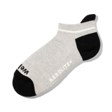 Grey Heather Twist - Intrigue Ankle Aerolite+