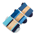 Midnight Ocean Trio - 3 Pack - Wide Calf