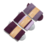 Mulberry Trio - 3 Pack - Wide Calf