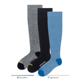 Oxford Blue Mix - 3 Pack