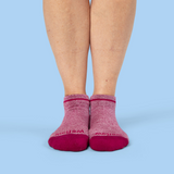 Plum Twist - Ankle Sock