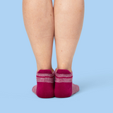 Plum Twist - Ankle Sock