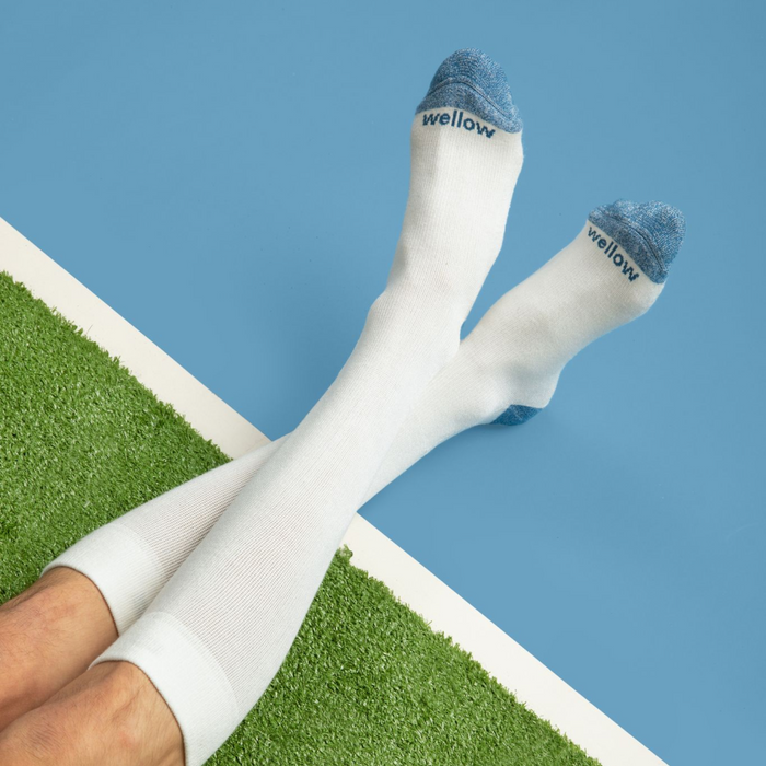 White Cobalt Toe