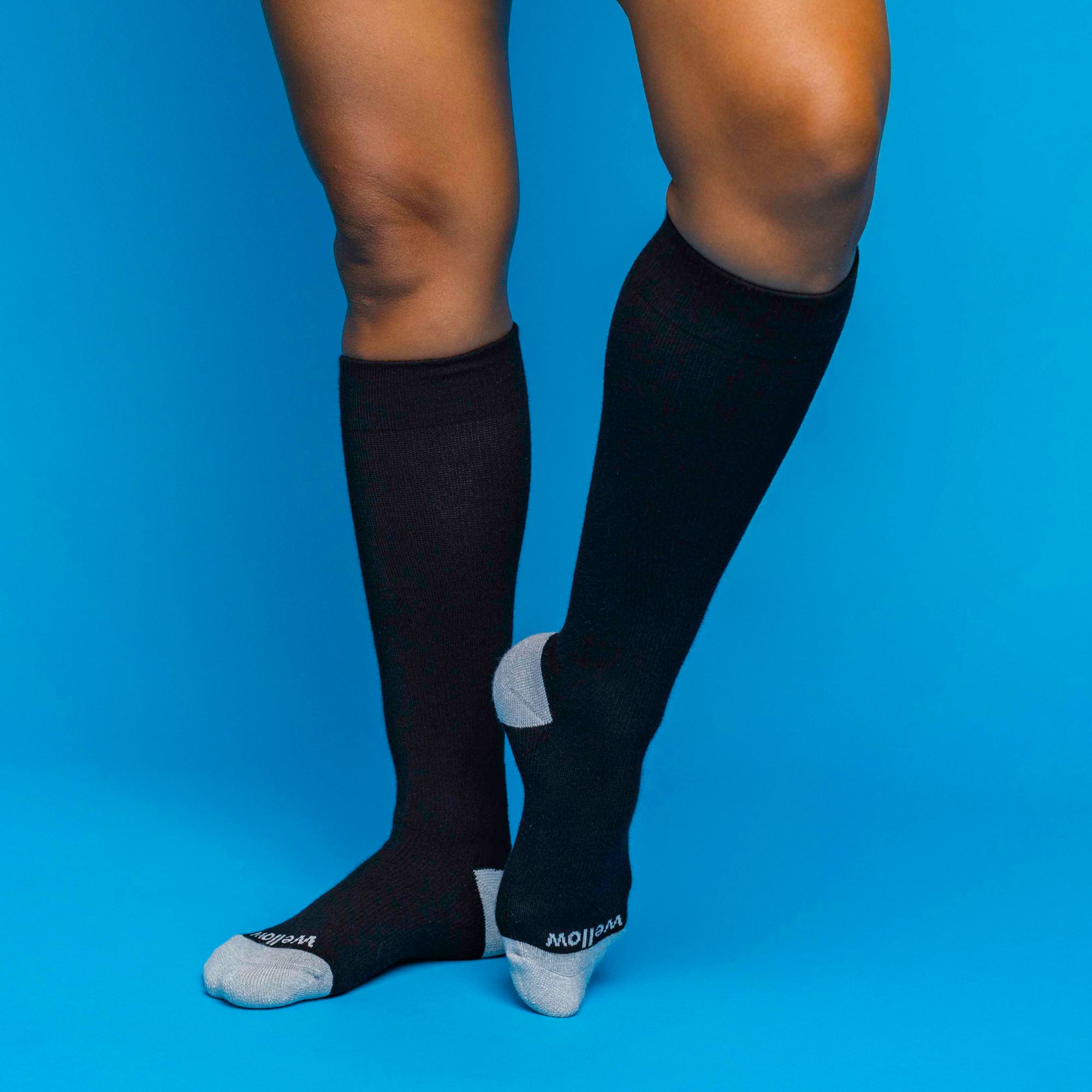 Black | Compression Socks | Single Pair – Wellow