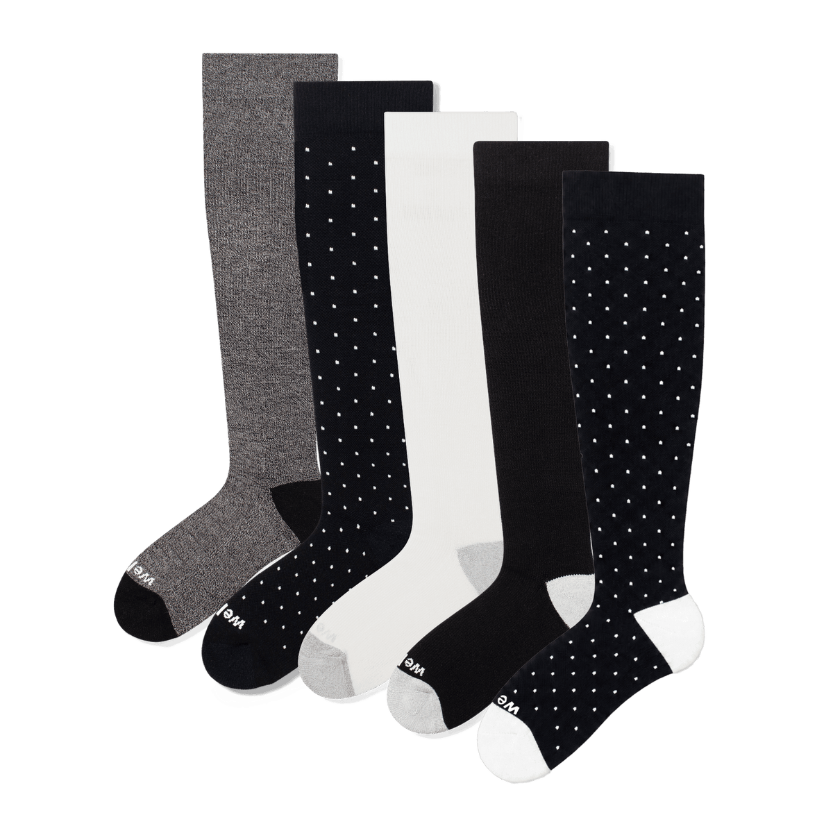 Black & Ivory - 5 Pack