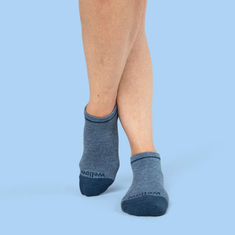 Blue Steel Twist - Ankle Sock