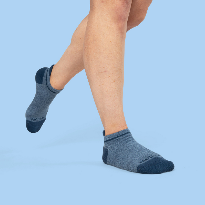 Blue Steel Twist - Ankle Sock - 3 Pack