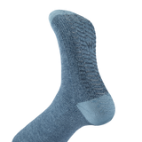 Blue Steel Twist - Grip Socks - Wide Calf