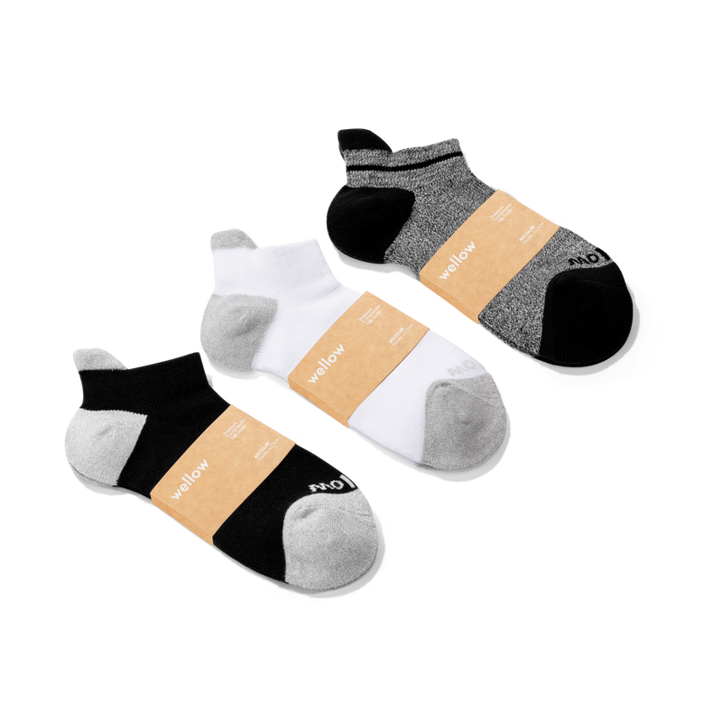 Classic Carbon Trio  - Ankle Sock - 3 Pack