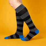 Charcoal Stripe - 5 Pack