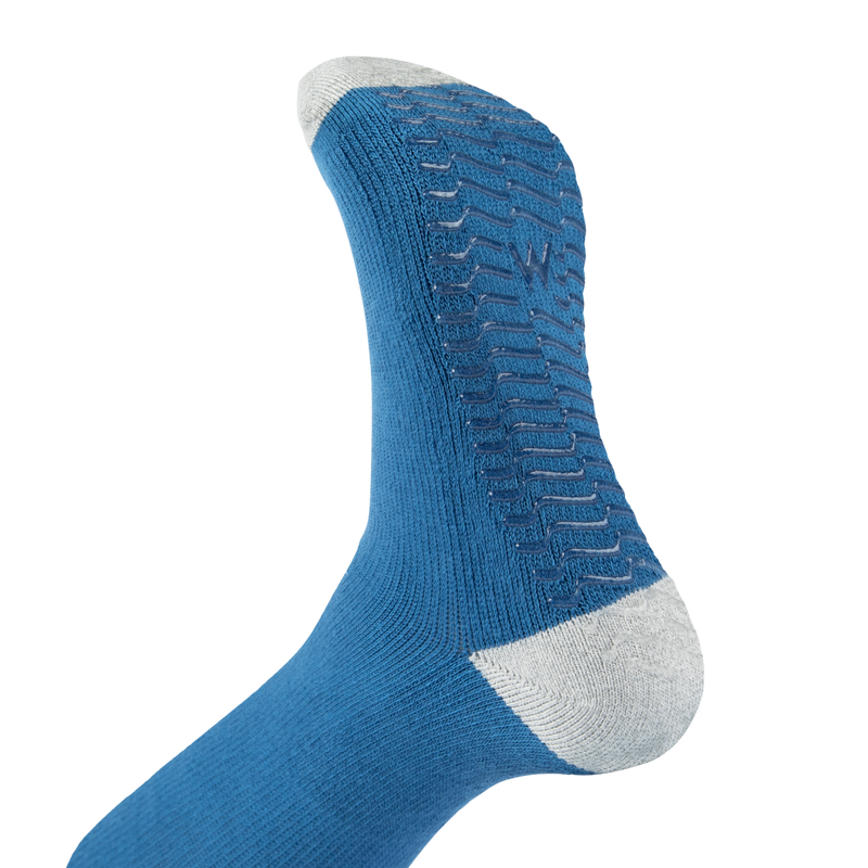 Cobalt - Grip Socks - Wide Calf