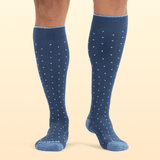 Dark Denim Dots