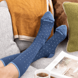 Dark Denim Dots