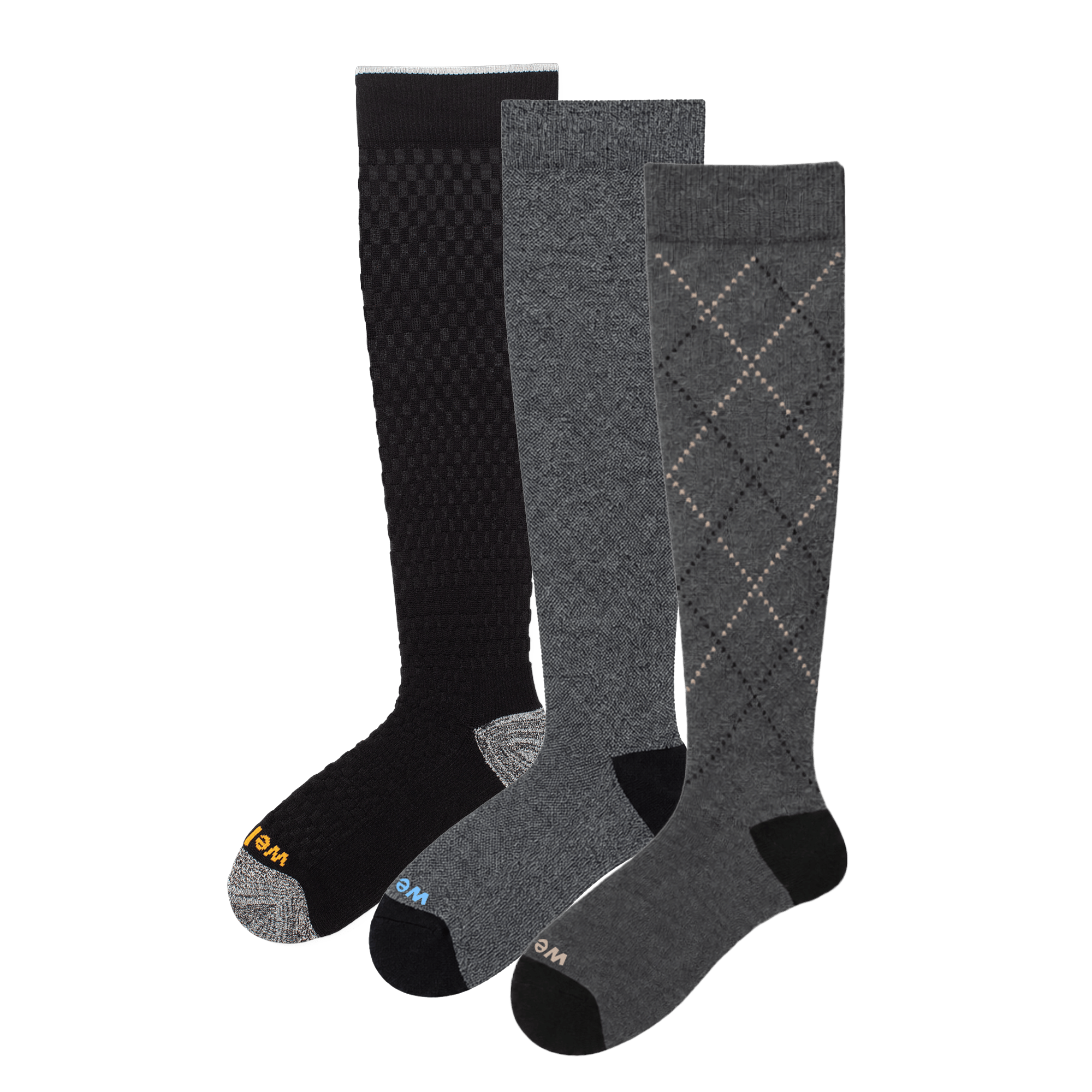 Downtown Charcoal - 3 Pack