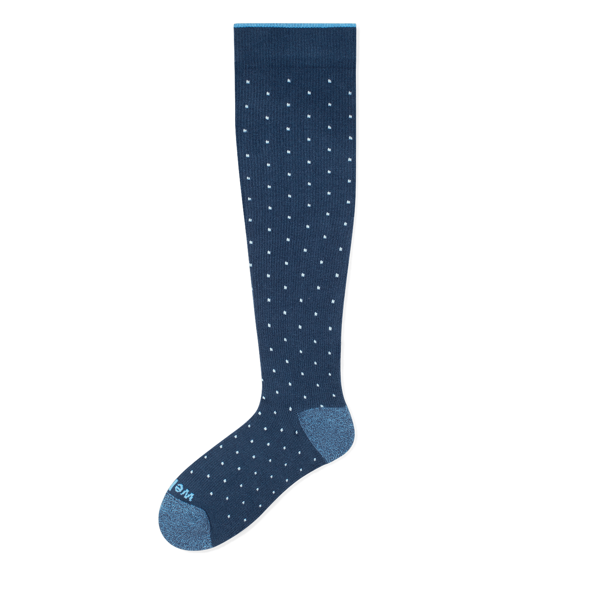 Dark Denim Dots