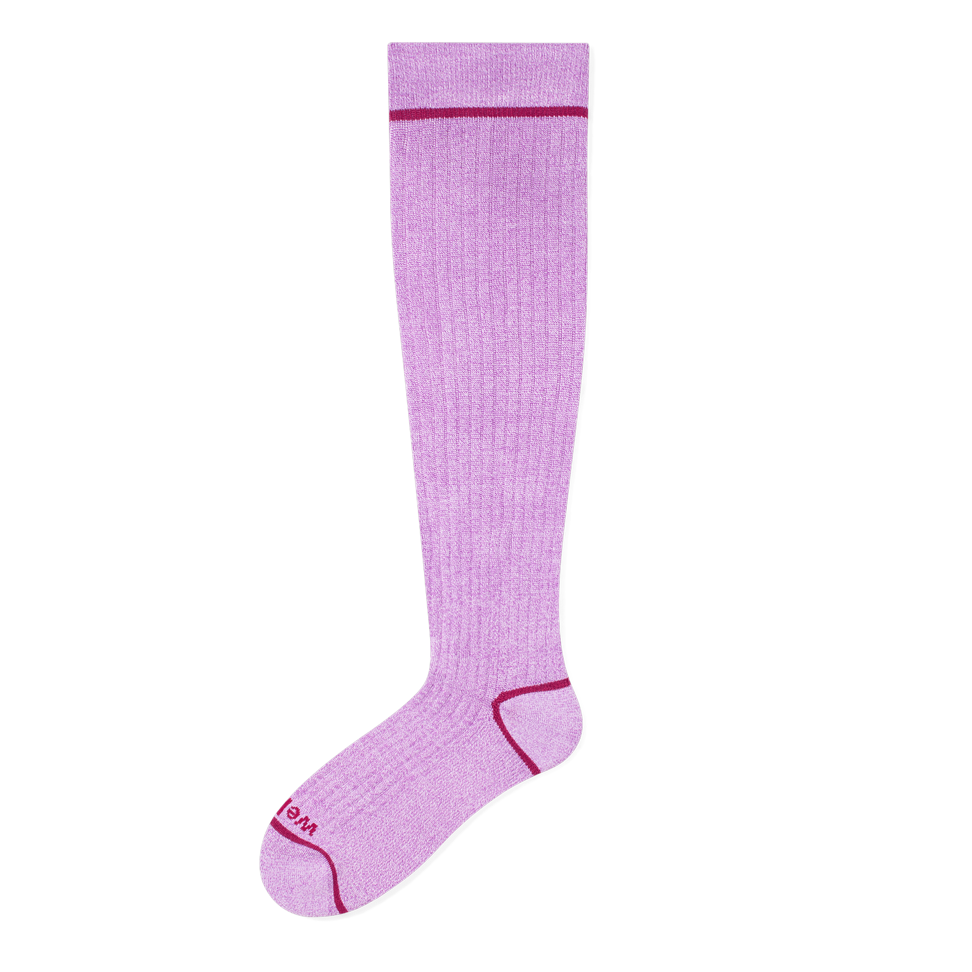 Lavender Twist - Rib Outline