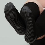 Black Charcoal - Grip Socks - Wide calf - 3 Pack