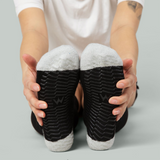 Black - Grip Socks - Wide Calf