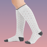 Gray Heather Dots