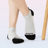 Grey Heather Twist - Intrigue Ankle Aerolite+