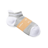 Grey Heather Twist Tab Socks