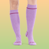 Lavender Twist - Rib Outline