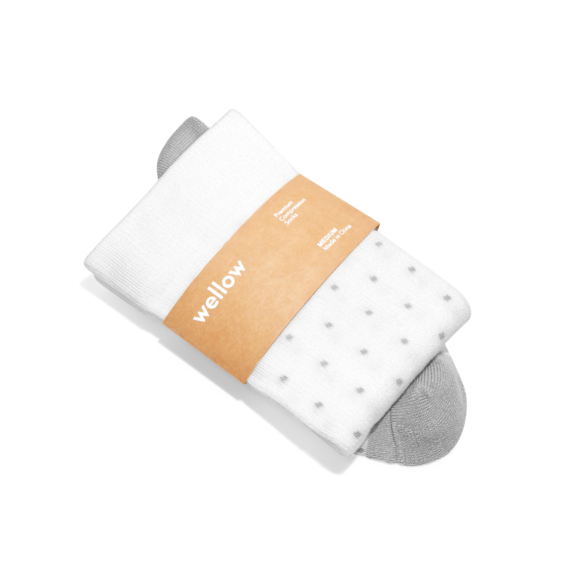 White Dot - Wide Calf - 3 Pack