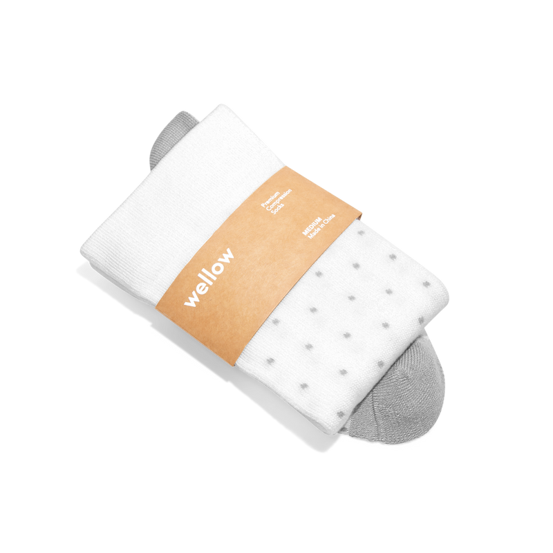 White Dot - Wide Calf - 3 Pack