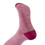 Plum Twist - Grip Socks