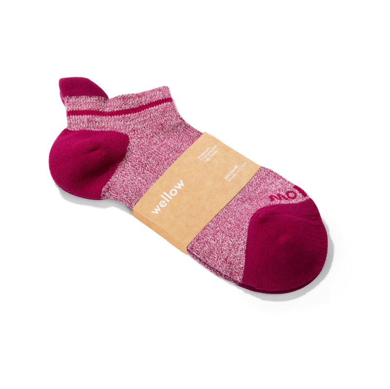 Plum Twist  - Ankle Sock - 3 Pack