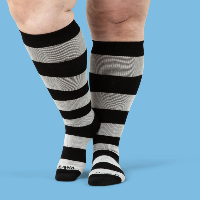 Rugby Black - Wide Calf - 3 Pack