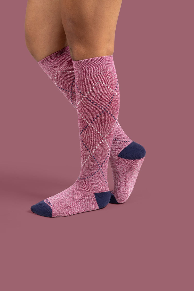 Argyle - 3 Pack - Wide Calf