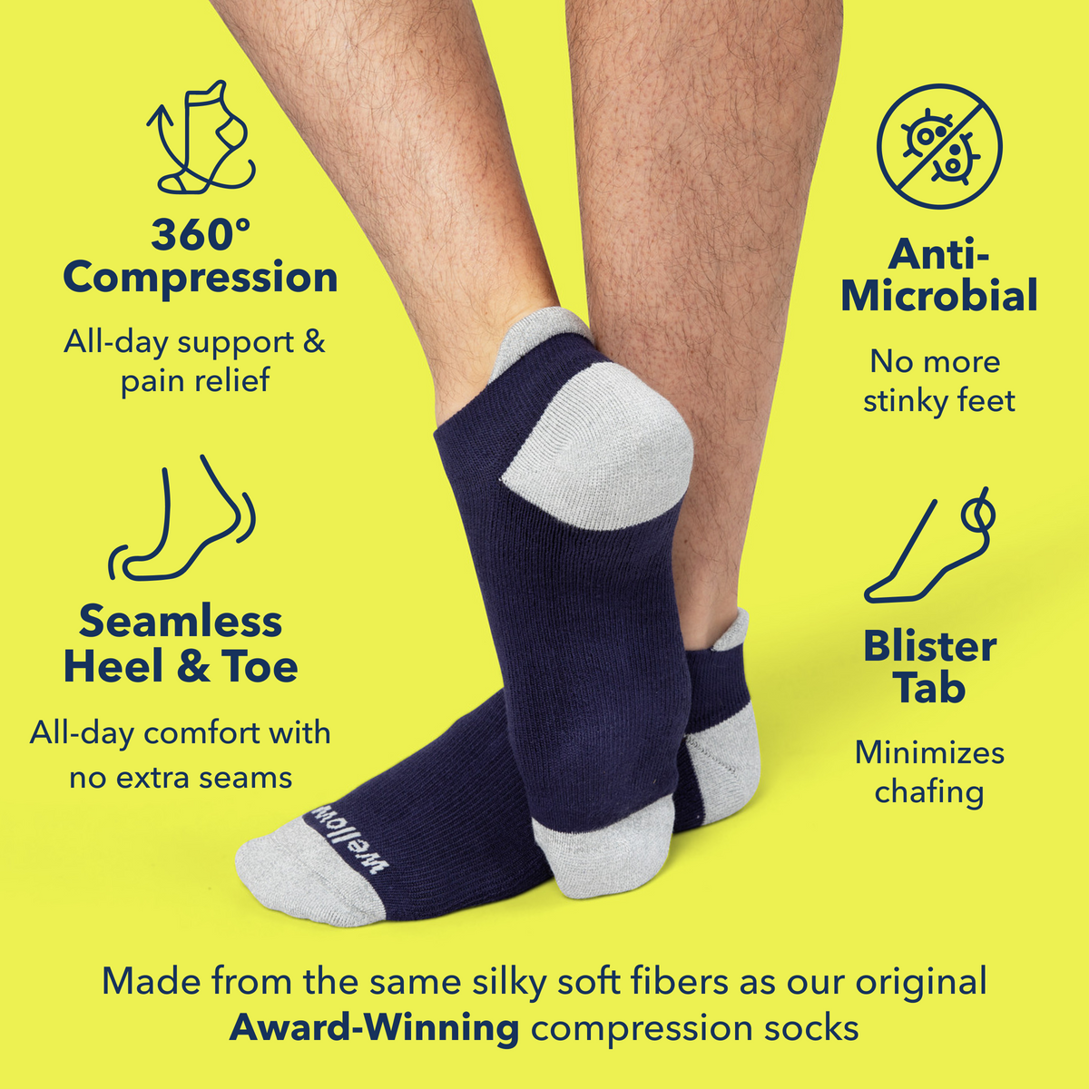 Blister tab socks outlet