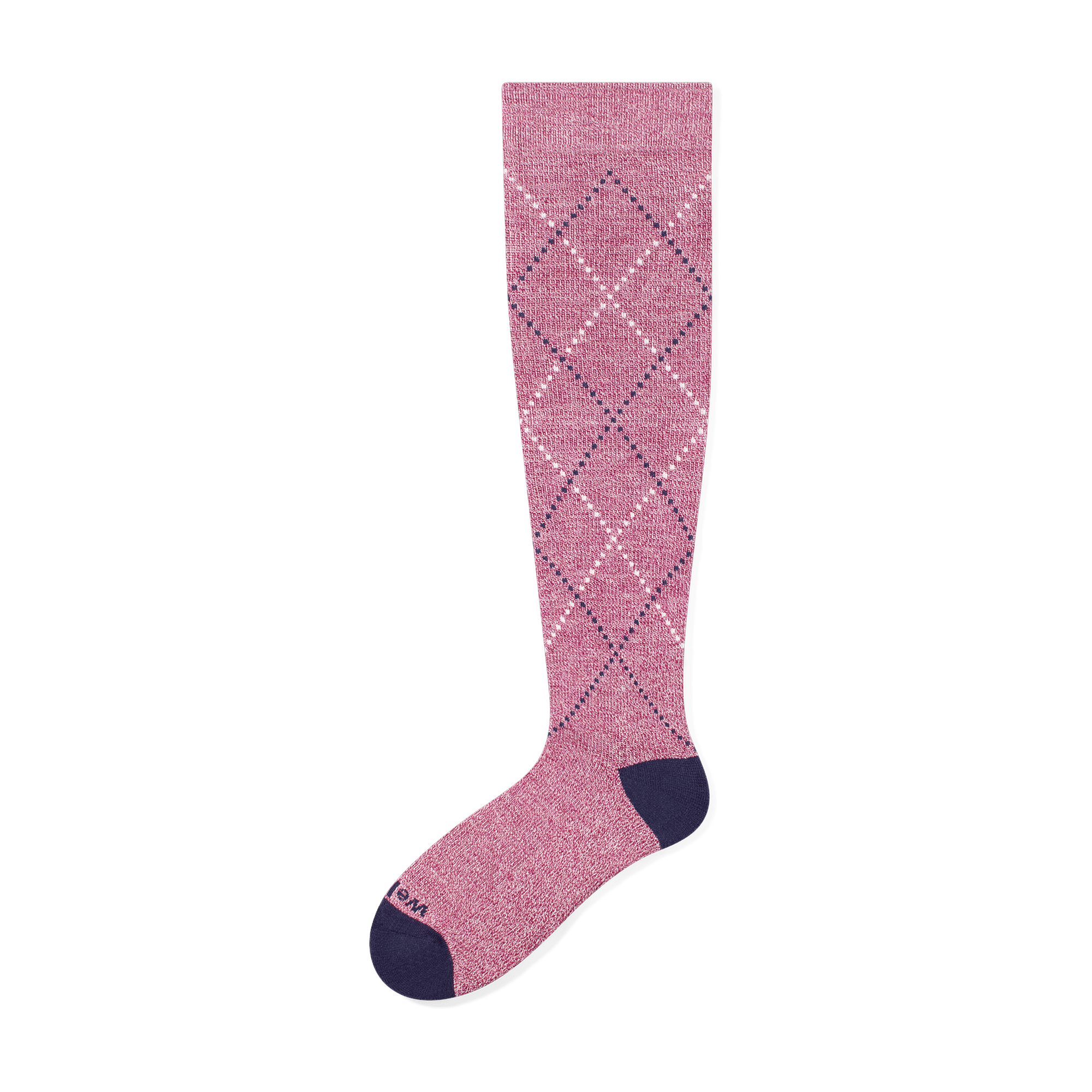 Plum Twist Argyle