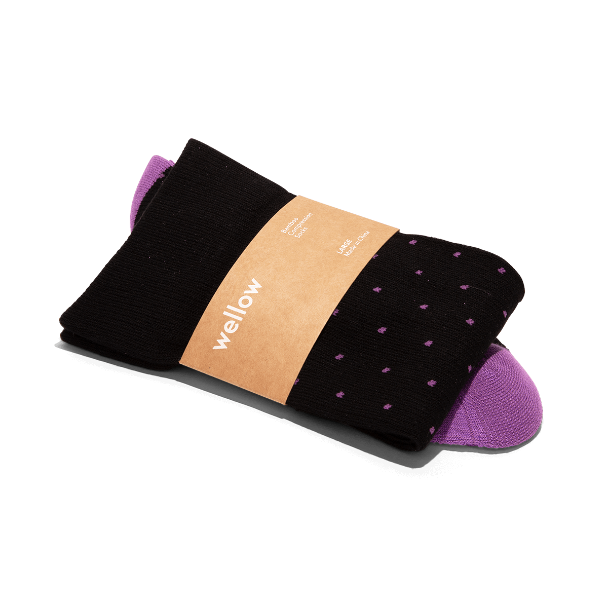 Black Purple Dot - 5 pack